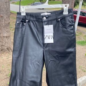 ZARA NWT 90s Leather Pants